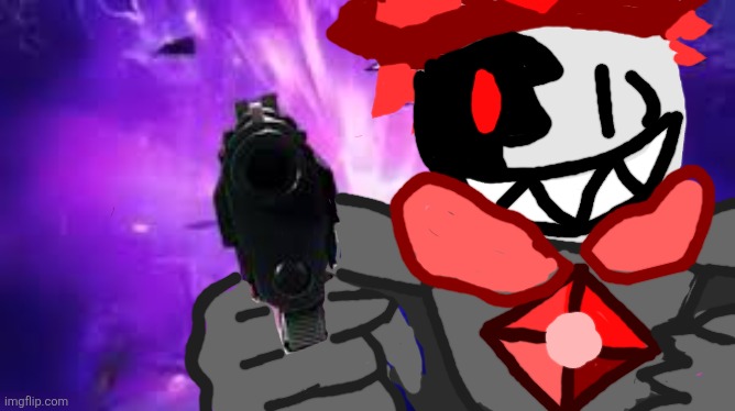 Elsuperms fate if it was my decision (/j but should I make this a template) | image tagged in gojo hollow bullets | made w/ Imgflip meme maker