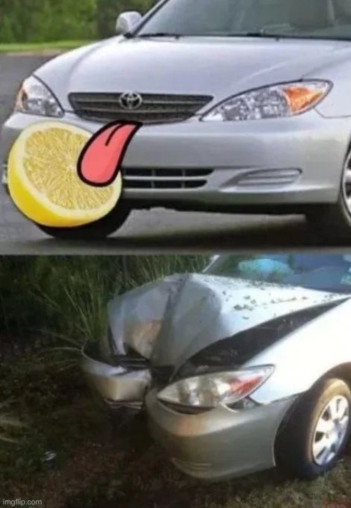 car think is sour :( | image tagged in car,sour,lemon | made w/ Imgflip meme maker