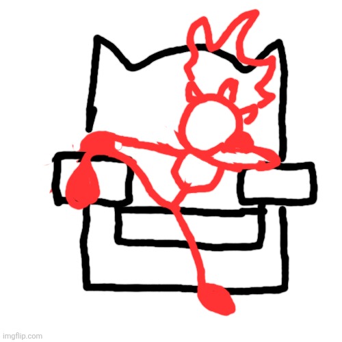 Should I draw Edgyhead in this pose on his throne | made w/ Imgflip meme maker