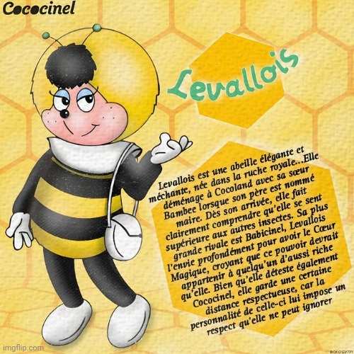 Cococinel 1992 (Cocomiel): Levallois the evil bee | image tagged in cococinel,cocomiel,bee,evil bee,mean girl | made w/ Imgflip meme maker