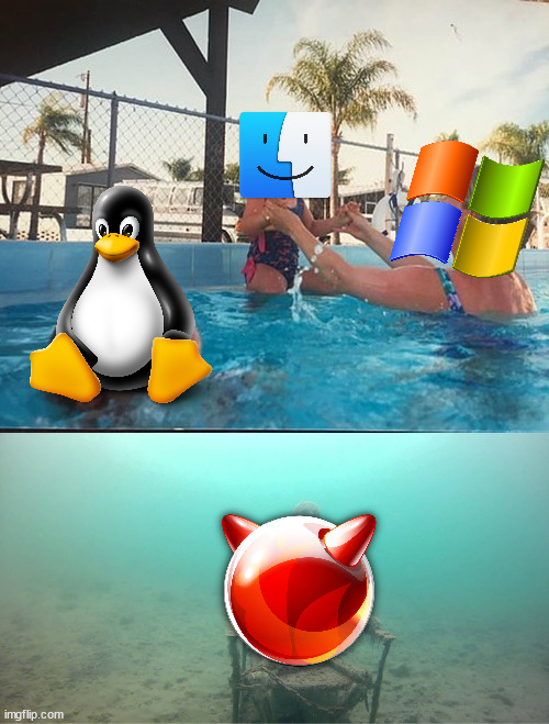 Mother Ignoring Kid Drowning In A Pool | image tagged in mother ignoring kid drowning in a pool | made w/ Imgflip meme maker
