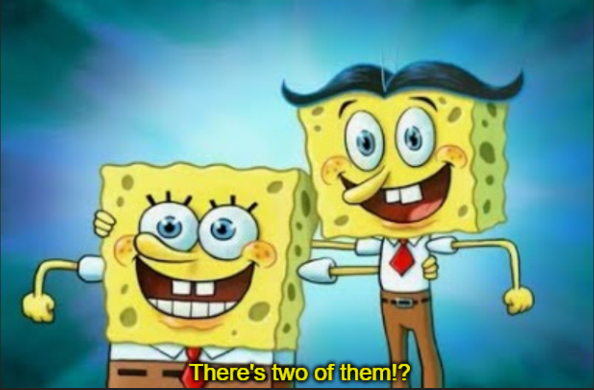There’s 2 of them!? Blank Meme Template