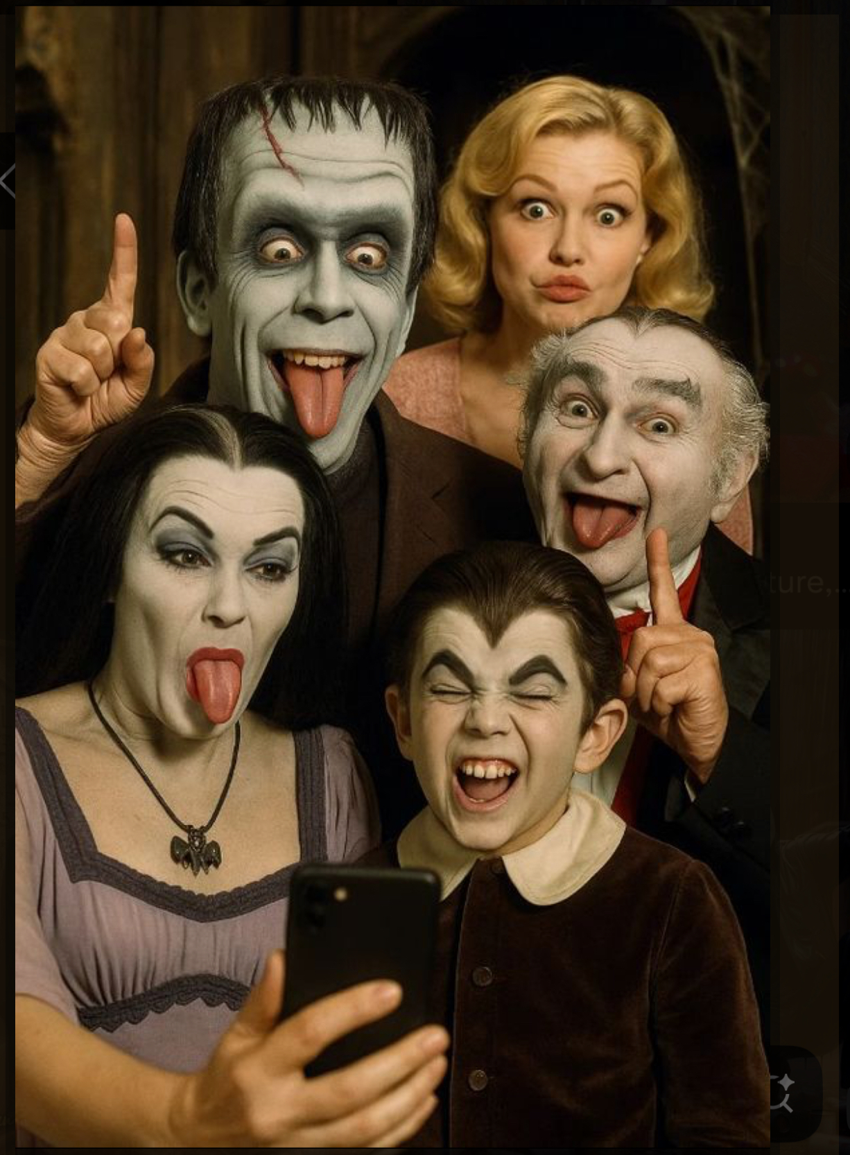 FAMILY PICTURE EV Blank Meme Template