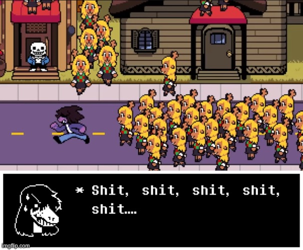 I… have no idea. It’s 2:41 pm as of the posting of this | image tagged in deltarune | made w/ Imgflip meme maker