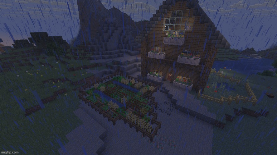 Do you guys like my Minecraft house? More images in comments | made w/ Imgflip meme maker