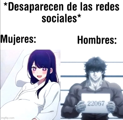 image tagged in hombres vs mujeres,memes,shitpost,anime,spanish | made w/ Imgflip meme maker