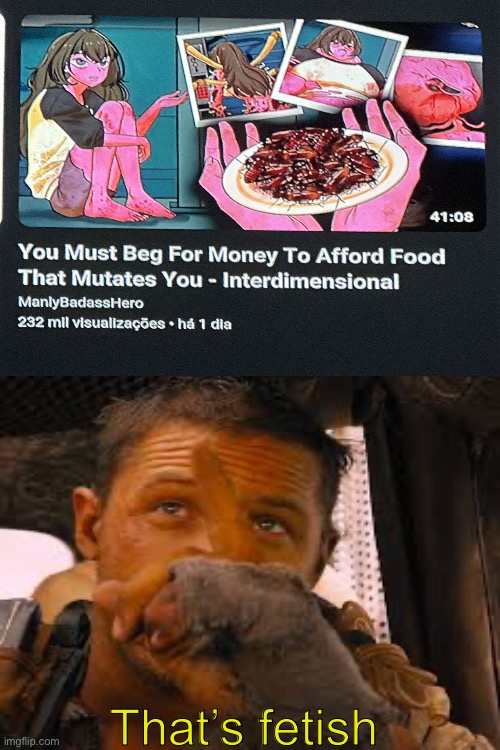 this shit is not even disguised | That’s fetish | image tagged in gaming,fetish,what the hell is this,youtube | made w/ Imgflip meme maker