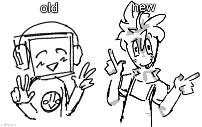 damn my old art is asscheeks | new; old | made w/ Imgflip meme maker