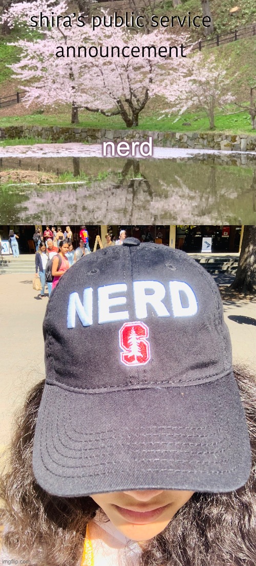 stanford | nerd | image tagged in shira s psa | made w/ Imgflip meme maker