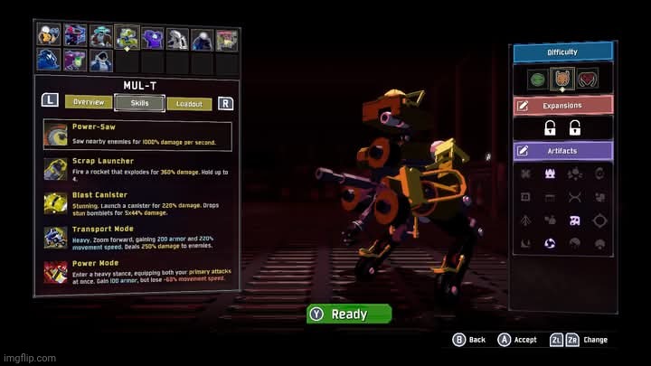 This new MUL-T loadout I unlocked is cracked | made w/ Imgflip meme maker