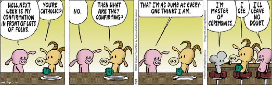 Pearls Before Swine | image tagged in comics | made w/ Imgflip meme maker