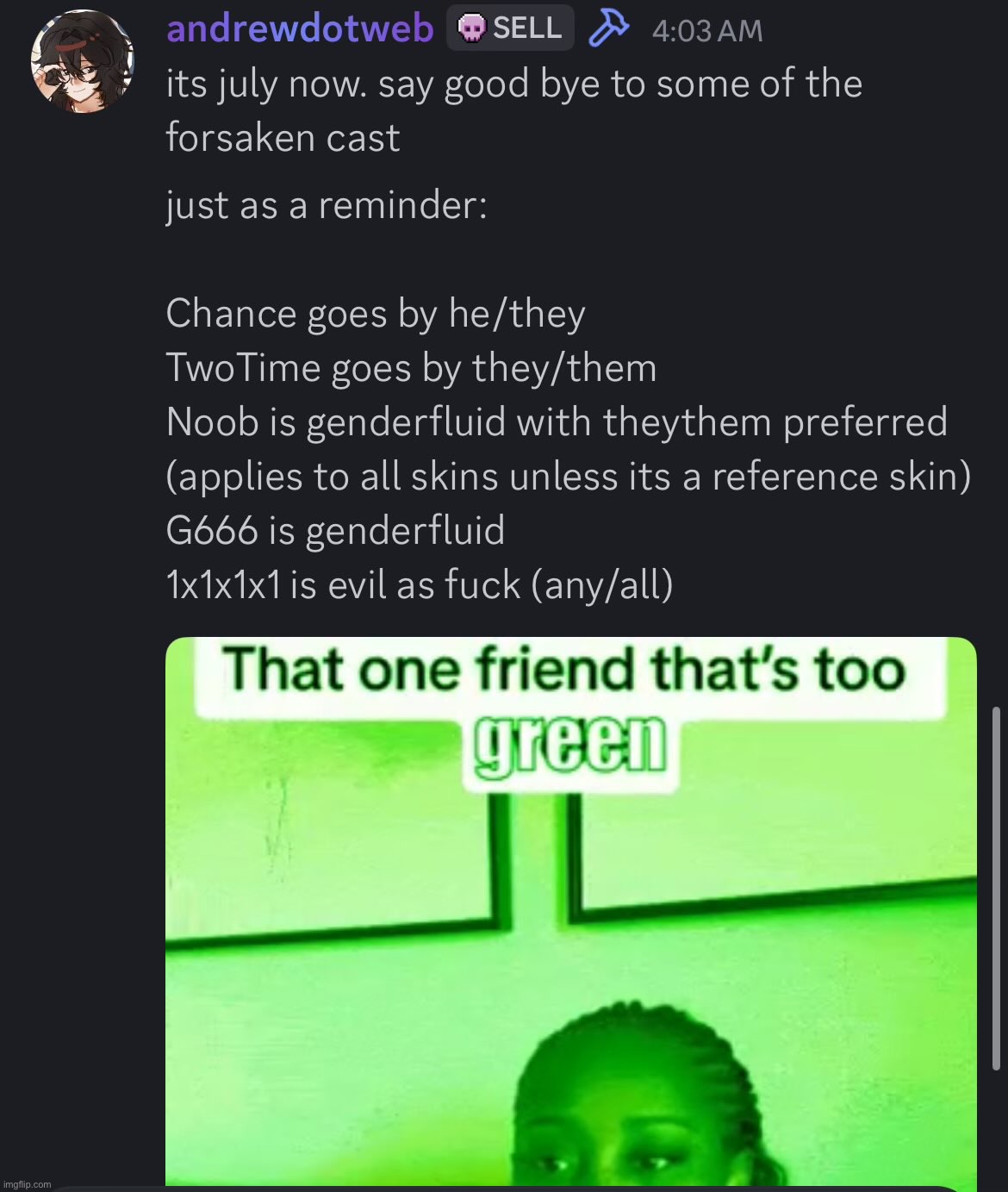 I KNEW IT I KNEW IT I KNEW IT YAYYY (fyi, this is just for forsaken) | made w/ Imgflip meme maker