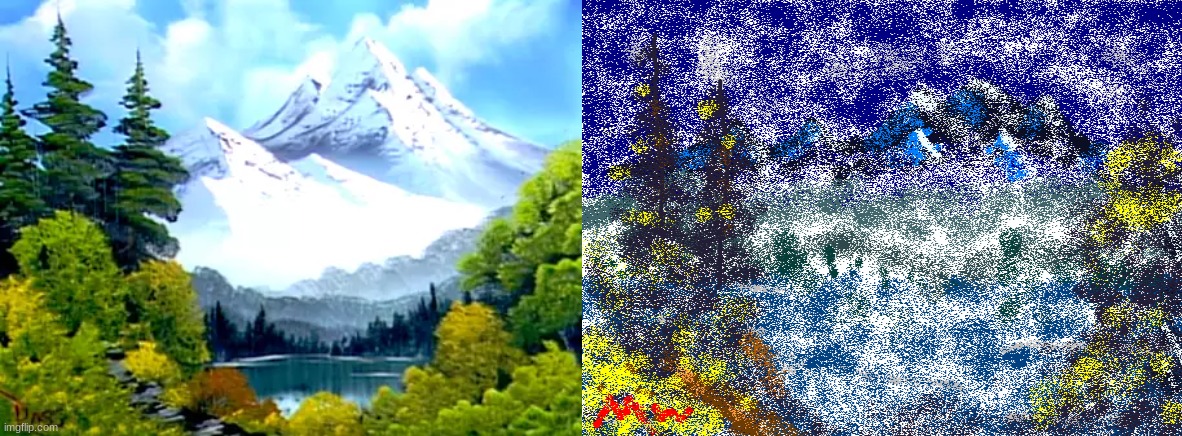 NAILED IT! | image tagged in bob ross | made w/ Imgflip meme maker