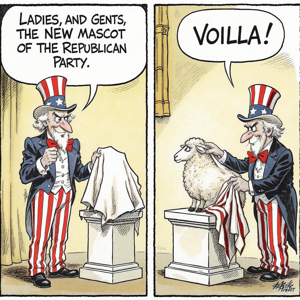 Republican Party Mascot Blank Meme Template