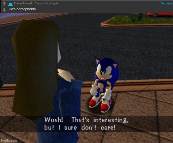 image tagged in woah that's interesting but i sure dont care | made w/ Imgflip meme maker