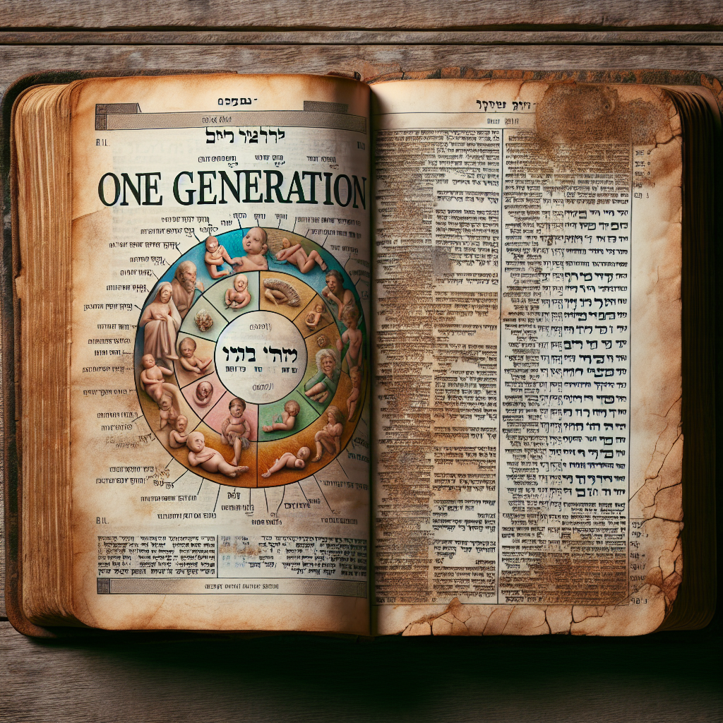 How long ONE GENERATION of man in the Holy Bible Blank Meme Template