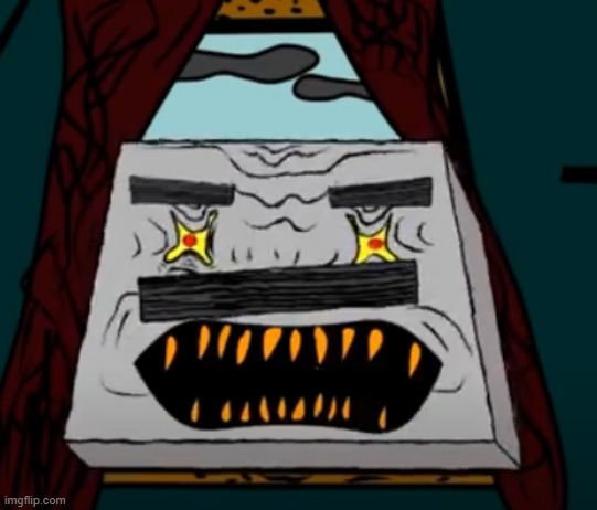 axeman cartoons | image tagged in air conditioner,comedy,horror,cartoon | made w/ Imgflip meme maker