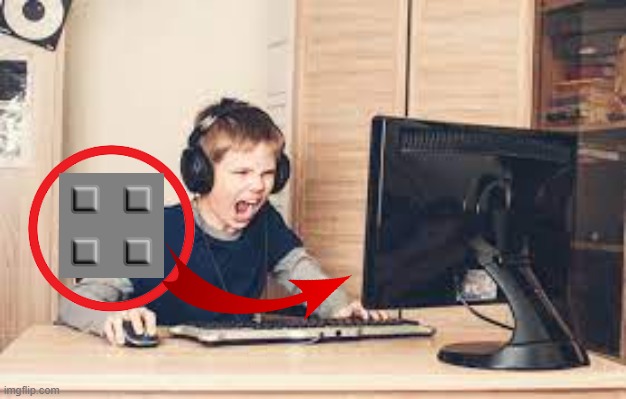 the whole retroslop situation in a nutshell | image tagged in kid screaming at computer | made w/ Imgflip meme maker
