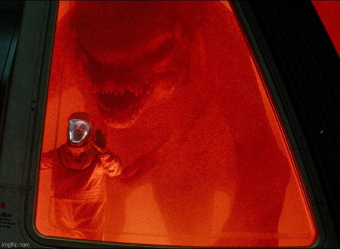 Just finished watching Jurassic World Rebirth, and wow, such an amazing film, opinions in comments | image tagged in jurassic world rebirth trapped with mutant dinosaur | made w/ Imgflip meme maker