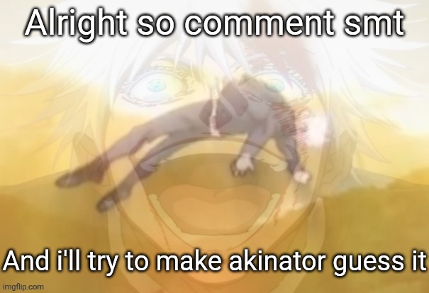 Akinator ark beginning | Alright so comment smt; And i'll try to make akinator guess it | image tagged in mf on drugs fr | made w/ Imgflip meme maker