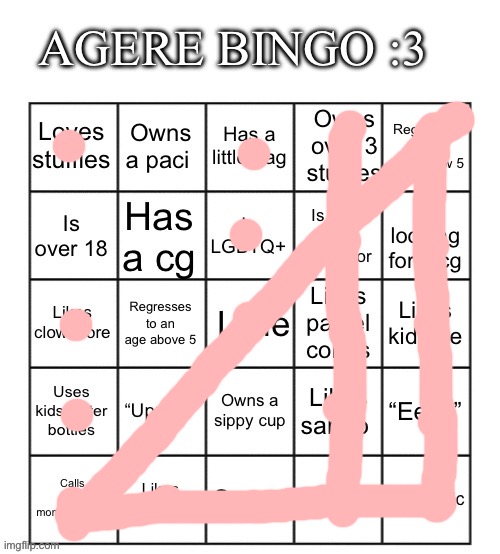 Agere bingo by EROP | image tagged in agere bingo by erop | made w/ Imgflip meme maker