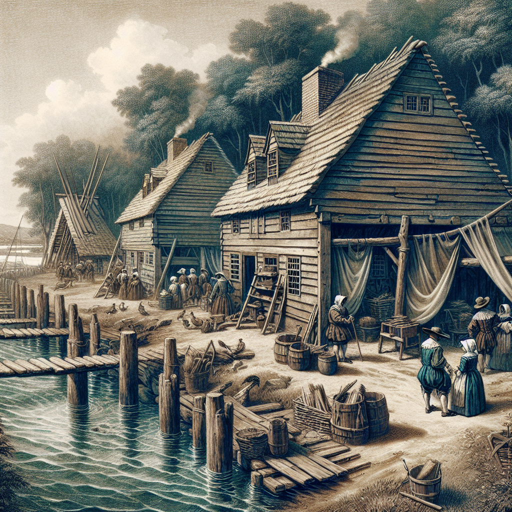The first permanent English settlement in America ..north bank o Blank Meme Template