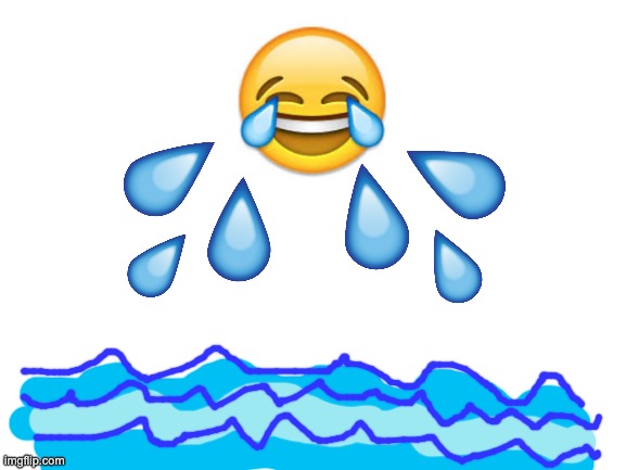 Blank White Template | image tagged in laughing crying,flood,tears | made w/ Imgflip meme maker