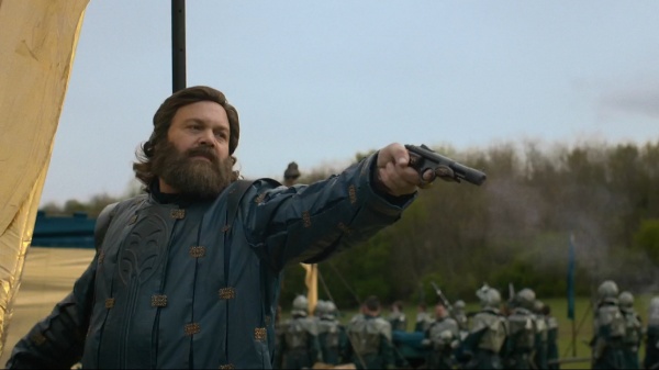 Man with gun Blank Meme Template