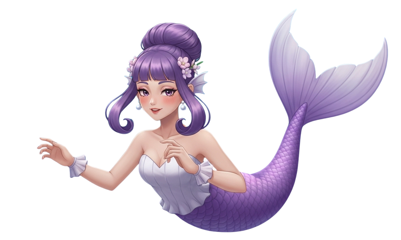 mermaid trilp Blank Meme Template