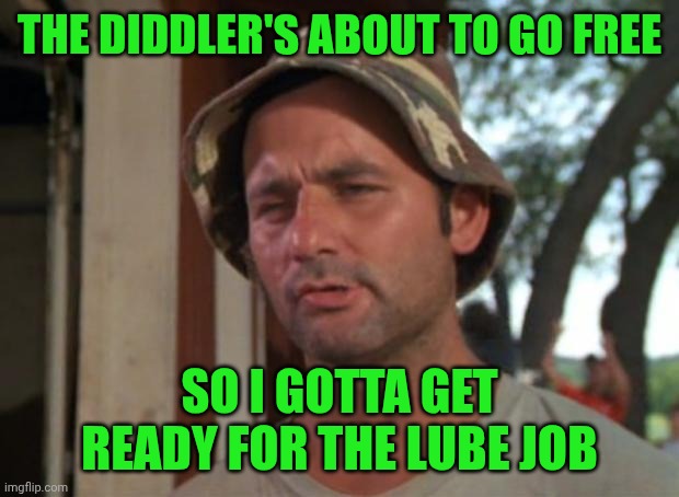 Funny | THE DIDDLER'S ABOUT TO GO FREE; SO I GOTTA GET READY FOR THE LUBE JOB | image tagged in memes,so i got that goin for me which is nice,diddy,lube,job,free | made w/ Imgflip meme maker