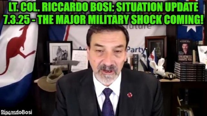 Lt. Col. Riccardo Bosi: Situation Update 7.3.25 - The Major Military Shock Coming! (Video) 