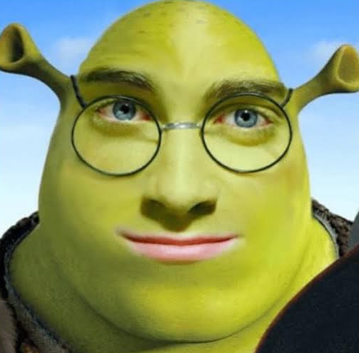 Shrek With Specs Blank Meme Template