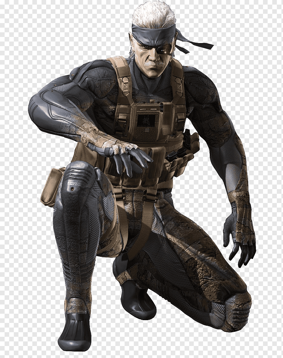 solid snake squatting Blank Meme Template