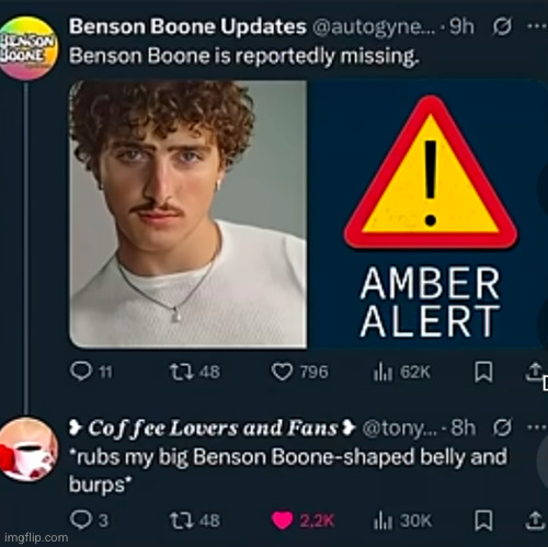 funniest comment I've seen in awhile | image tagged in funny,benson boone,comments | made w/ Imgflip meme maker