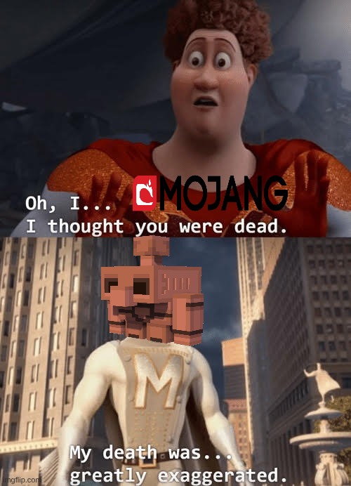 My death was greatly exaggerated | image tagged in my death was greatly exaggerated | made w/ Imgflip meme maker