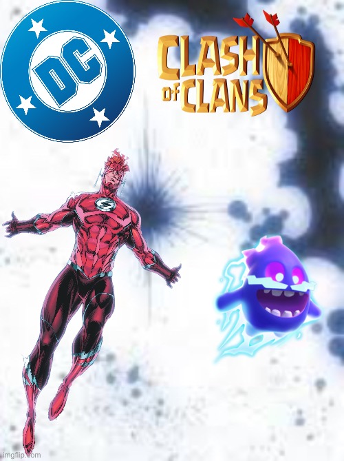 Electro Spirit Solos | image tagged in clash royale,dc comics | made w/ Imgflip meme maker