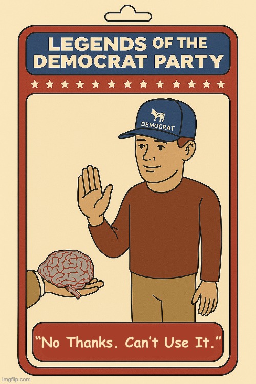 Reaching Across The Aisle | image tagged in democrats,brain,dumbocrats | made w/ Imgflip meme maker