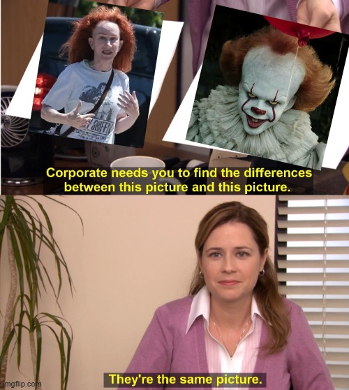 Lure Some Children Kathy | image tagged in memes,they're the same picture | made w/ Imgflip meme maker
