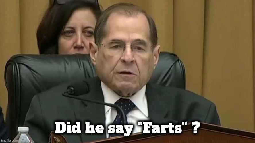 Rep. Jerry Nadler | Did he say "Farts" ? | image tagged in rep jerry nadler | made w/ Imgflip meme maker