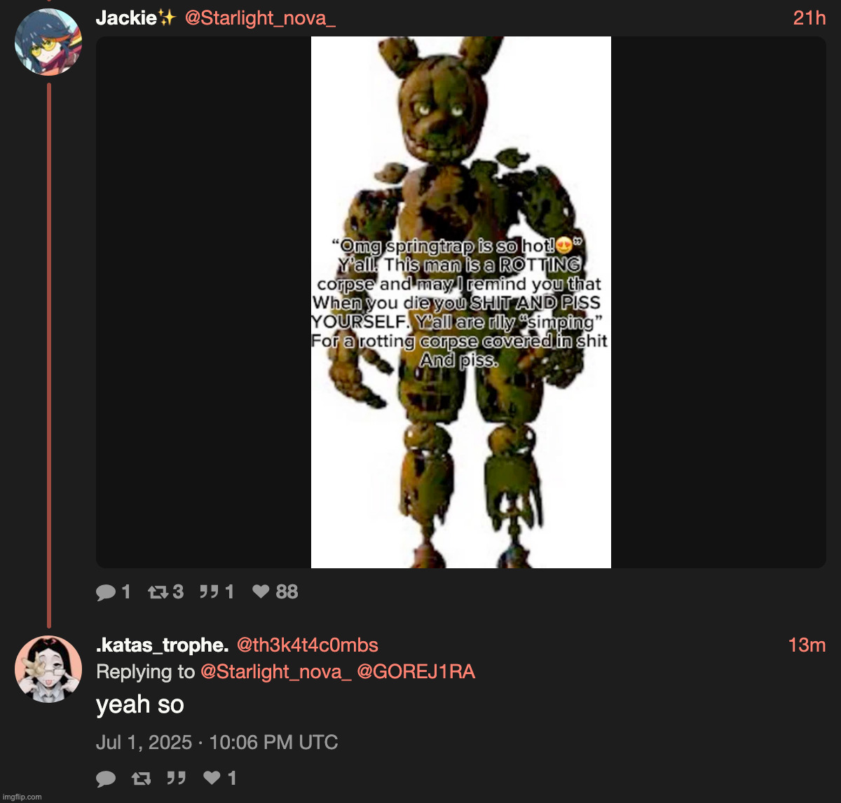 Why did cat (the imgflip user) say this | made w/ Imgflip meme maker