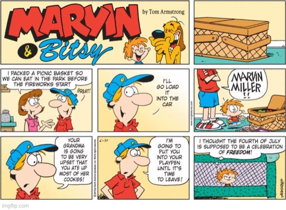 image tagged in comics,marvin and bitsy,independence day | made w/ Imgflip meme maker