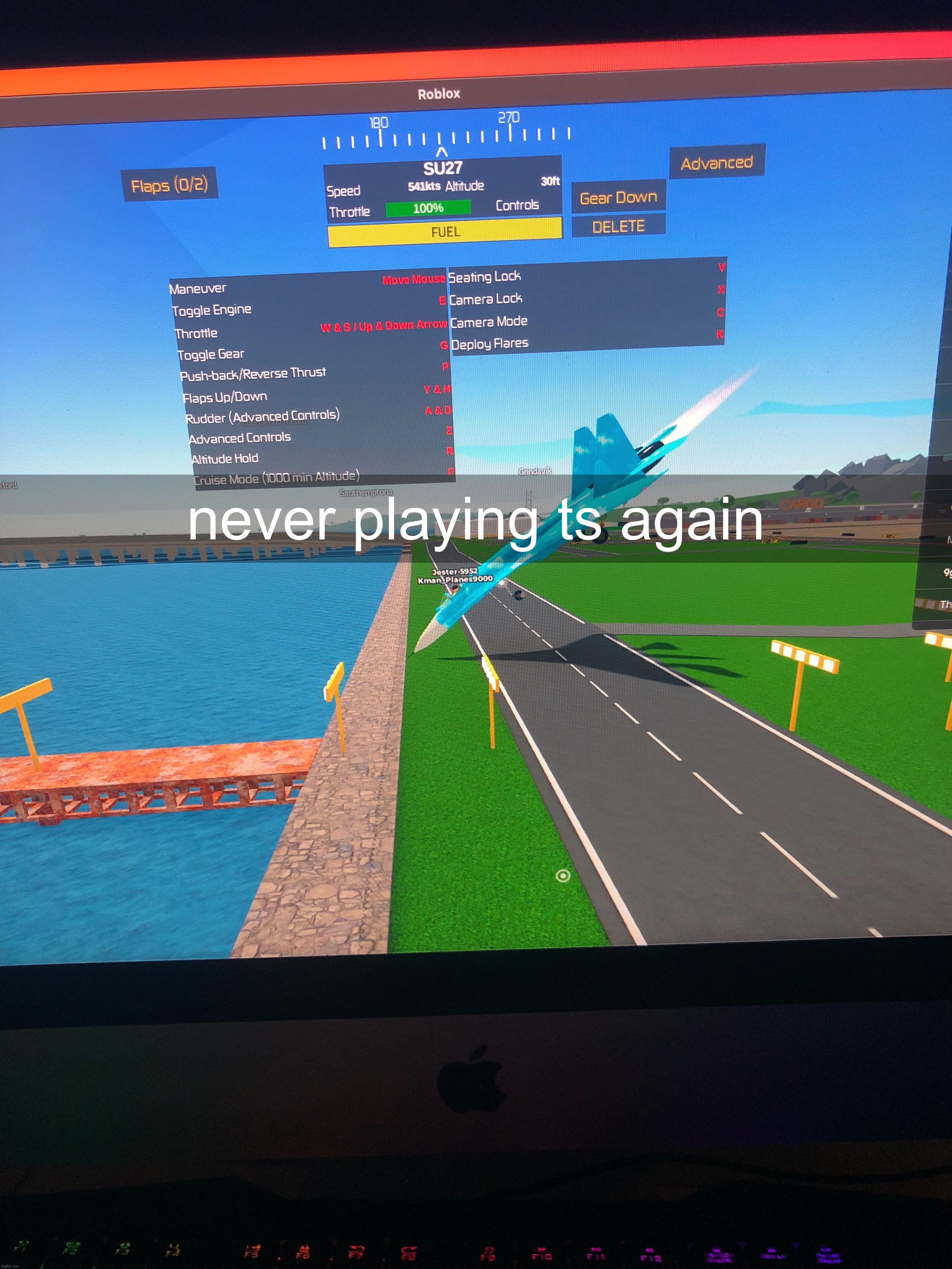 never playing ts again | made w/ Imgflip meme maker