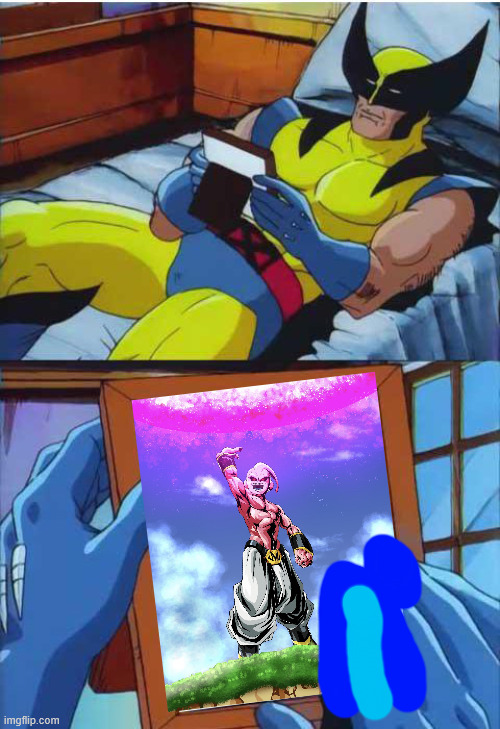 kid buu lr... | image tagged in funny,memes,funny memes | made w/ Imgflip meme maker
