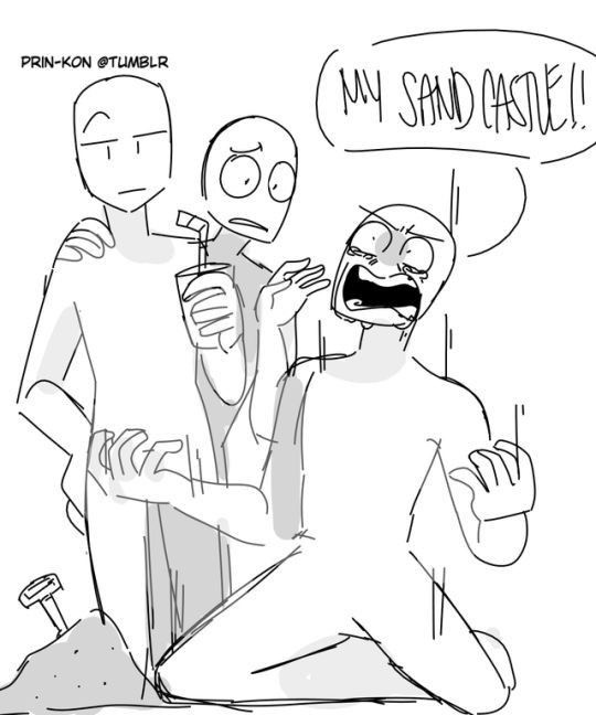 Sandcastle mayhem Blank Meme Template