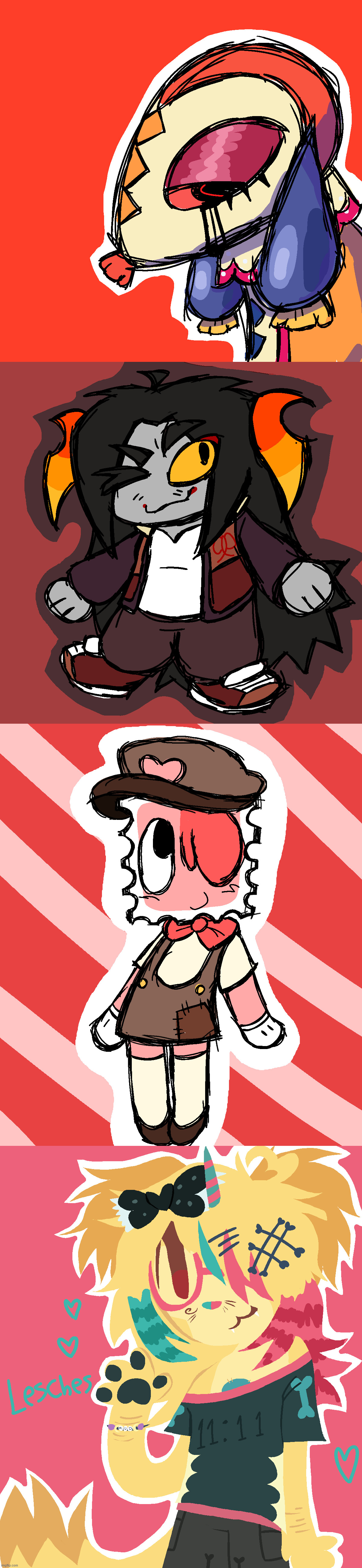 hi heres some art i made for art fight | made w/ Imgflip meme maker