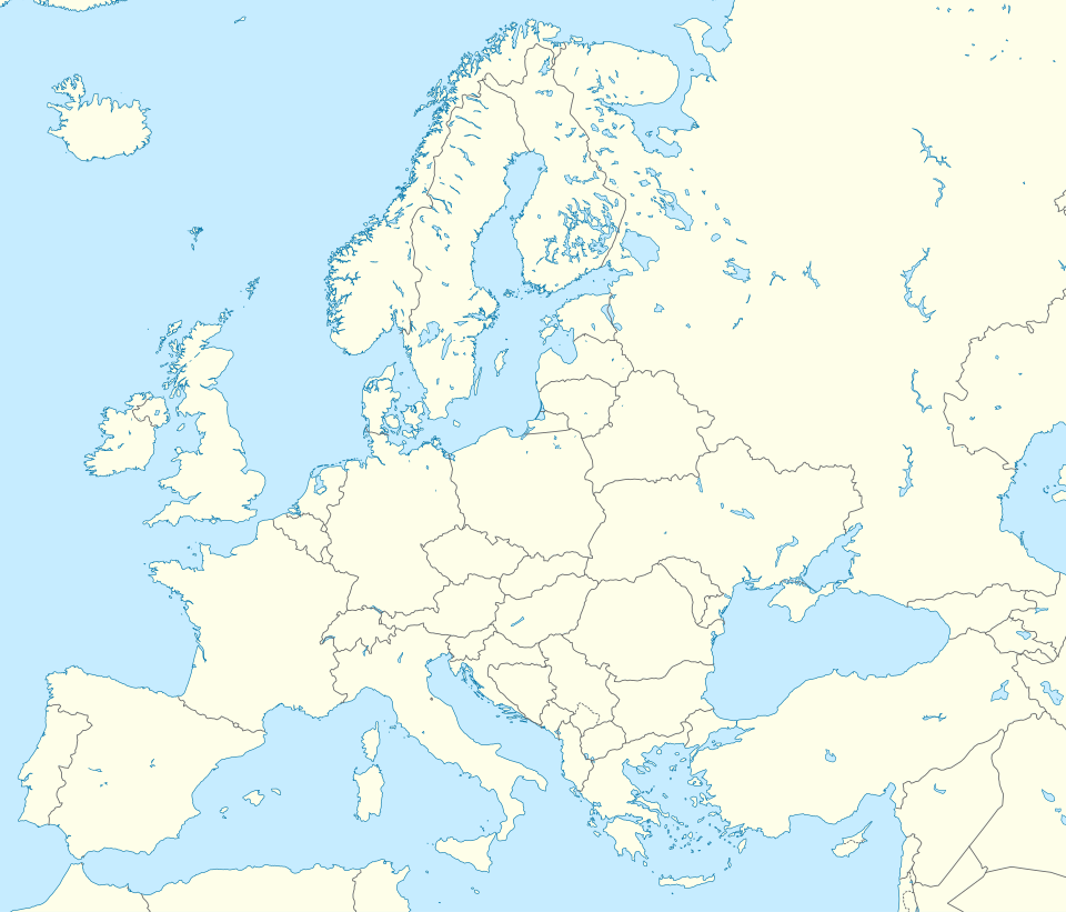 High Quality Blank Europe map (from Wikipedia) Blank Meme Template