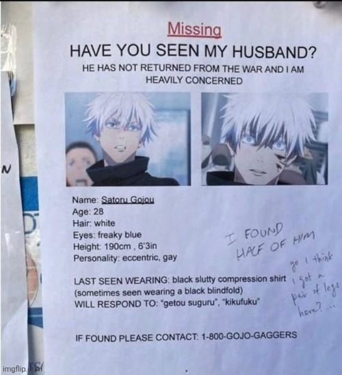 Has anyone seen my husband? | made w/ Imgflip meme maker