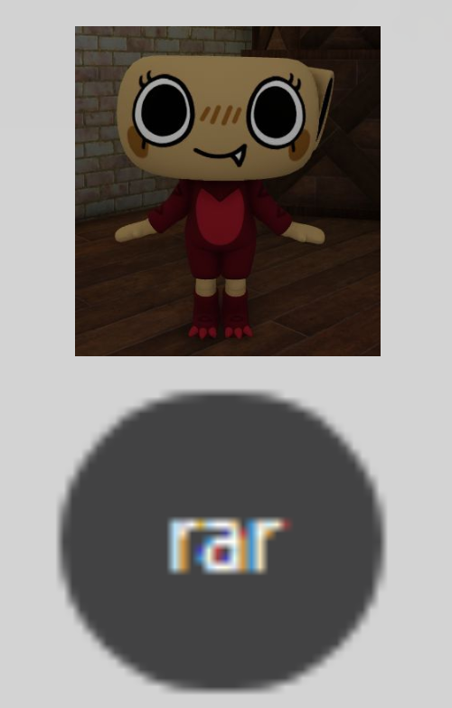 rar (Dandy's World Edition) Blank Meme Template