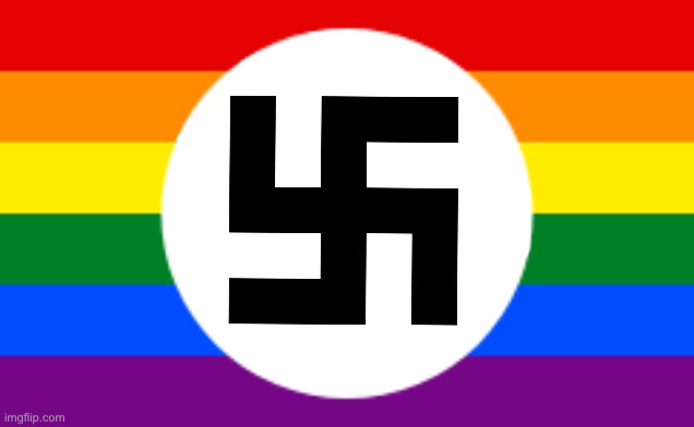 Pride peace flag | image tagged in homofascism flag | made w/ Imgflip meme maker