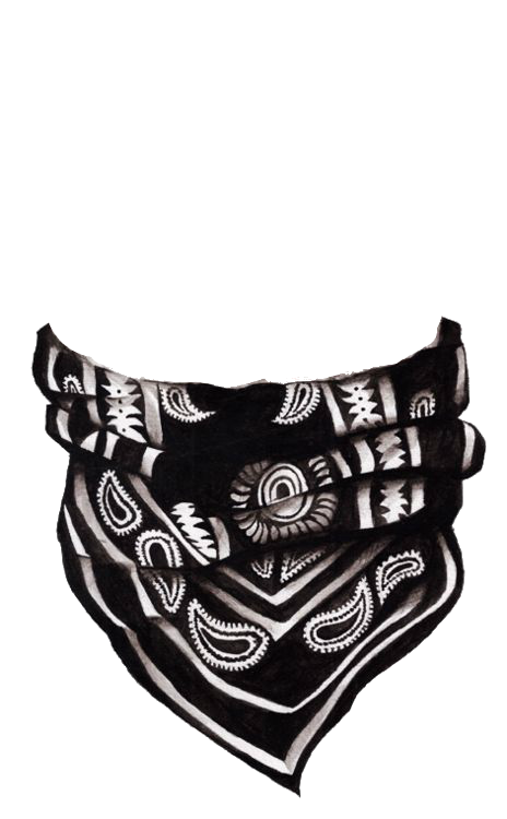 Black bandana Blank Meme Template